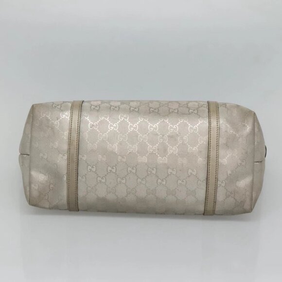 GUCCI GG Implementation Tote Bag Silver 197953 Auth 129342 - Picture 6 of 15
